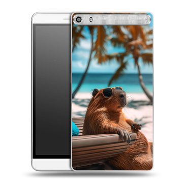 Пластиковый чехол на Lenovo Phab Plus с принтом Капибара Пластиковый чехол на Lenovo Phab Plus с принтом Капибара