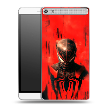 Пластиковый чехол на Lenovo Phab Plus с принтом человек паук spiderman Пластиковый чехол на Lenovo Phab Plus с принтом человек паук spiderman