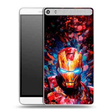 Пластиковый чехол на Lenovo Phab Plus с принтом Железный человек Ironman Пластиковый чехол на Lenovo Phab Plus с принтом Железный человек Ironman