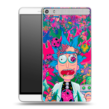 Пластиковый чехол на Lenovo Phab Plus с принтом Рик и Морти Rick Morty Пластиковый чехол на Lenovo Phab Plus с принтом Рик и Морти Rick Morty