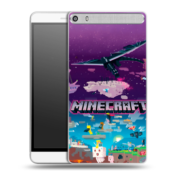 Пластиковый чехол на Lenovo Phab Plus с принтом Майнкрафт Minecraft Пластиковый чехол на Lenovo Phab Plus с принтом Майнкрафт Minecraft