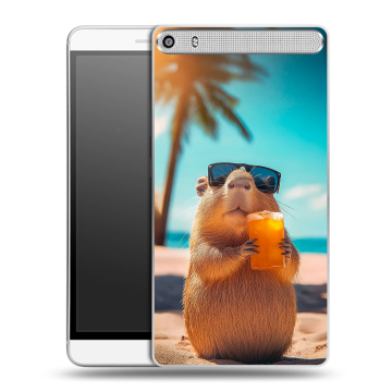 Пластиковый чехол на Lenovo Phab Plus с принтом Капибара Пластиковый чехол на Lenovo Phab Plus с принтом Капибара