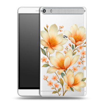 Пластиковый чехол на Lenovo Phab Plus с принтом Цветы Пластиковый чехол на Lenovo Phab Plus с принтом Цветы