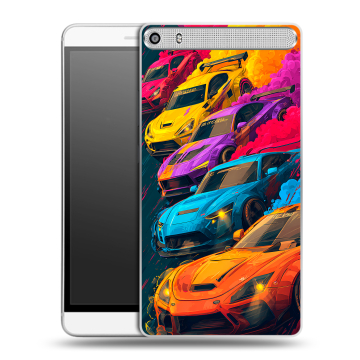 Пластиковый чехол на Lenovo Phab Plus с принтом Тачки Пластиковый чехол на Lenovo Phab Plus с принтом Тачки