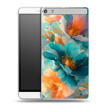 Пластиковый чехол на Lenovo Phab Plus с принтом Цветы Пластиковый чехол на Lenovo Phab Plus с принтом Цветы