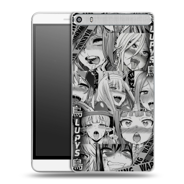 Пластиковый чехол на Lenovo Phab Plus с принтом Ahegao Ахегао Аниме Пластиковый чехол на Lenovo Phab Plus с принтом Ahegao Ахегао Аниме