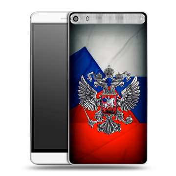 Пластиковый чехол на Lenovo Phab Plus с принтом Флаг России Пластиковый чехол на Lenovo Phab Plus с принтом Флаг России