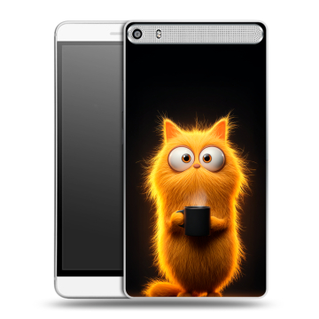 Пластиковый чехол на Lenovo Phab Plus с принтом Смешной кот Пластиковый чехол на Lenovo Phab Plus с принтом Смешной кот