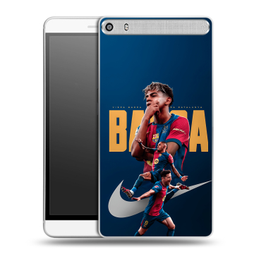 Пластиковый чехол на Lenovo Phab Plus с принтом Барселона Barca Yamal Пластиковый чехол на Lenovo Phab Plus с принтом Барселона Barca Yamal