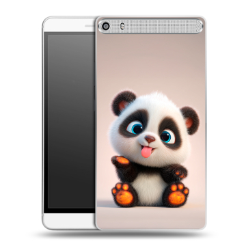 Пластиковый чехол на Lenovo Phab Plus с принтом милая панда Пластиковый чехол на Lenovo Phab Plus с принтом милая панда