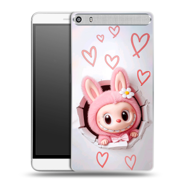 Пластиковый чехол на Lenovo Phab Plus с принтом Labubu Лабубу Пластиковый чехол на Lenovo Phab Plus с принтом Labubu Лабубу