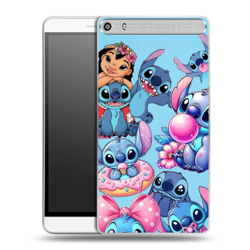 Пластиковый чехол на Lenovo Phab Plus с принтом Лило и Стич Пластиковый чехол на Lenovo Phab Plus с принтом Лило и Стич