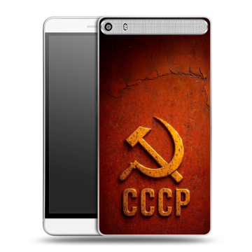 Пластиковый чехол на Lenovo Phab Plus с принтом Флаг Герб СССР Пластиковый чехол на Lenovo Phab Plus с принтом Флаг Герб СССР