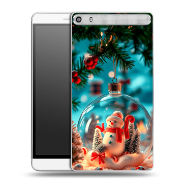 Пластиковый чехол на Lenovo Phab Plus с принтом Новый год Пластиковый чехол на Lenovo Phab Plus с принтом Новый год