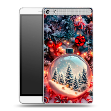 Пластиковый чехол на Lenovo Phab Plus с принтом Новый год Пластиковый чехол на Lenovo Phab Plus с принтом Новый год