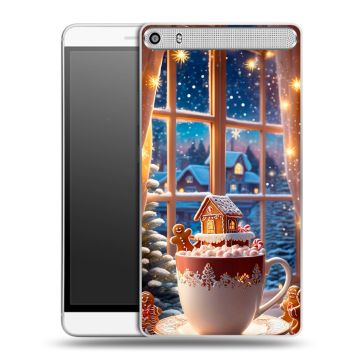 Пластиковый чехол на Lenovo Phab Plus с принтом Новый год Пластиковый чехол на Lenovo Phab Plus с принтом Новый год