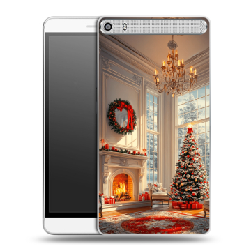 Пластиковый чехол на Lenovo Phab Plus с принтом Новый год Пластиковый чехол на Lenovo Phab Plus с принтом Новый год