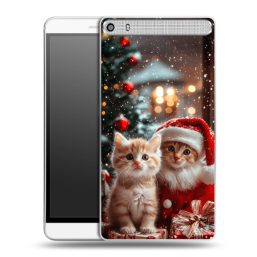 Пластиковый чехол на Lenovo Phab Plus с принтом Новый год Пластиковый чехол на Lenovo Phab Plus с принтом Новый год