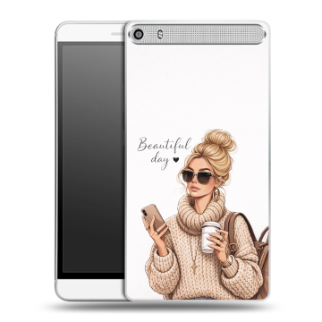 Пластиковый чехол на Lenovo Phab Plus с принтом женский Пластиковый чехол на Lenovo Phab Plus с принтом женский