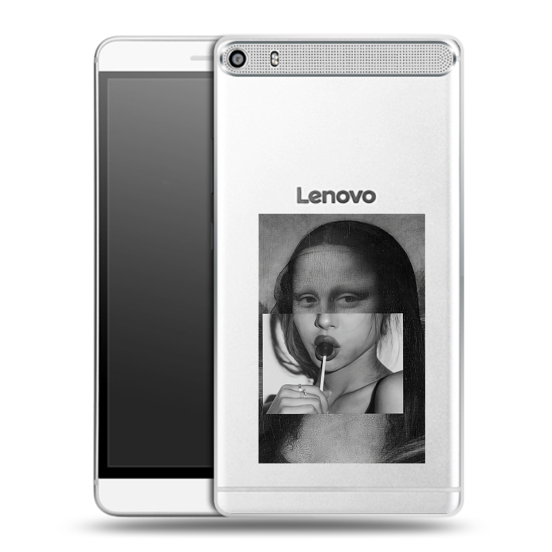 Пластиковый чехол на Lenovo Phab Plus с принтом Мона Лиза Пластиковый чехол на Lenovo Phab Plus с принтом Мона Лиза