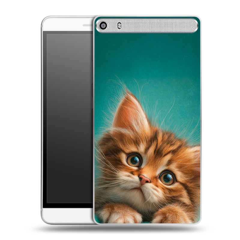 Пластиковый чехол на Lenovo Phab Plus с принтом котенок Пластиковый чехол на Lenovo Phab Plus с принтом котенок