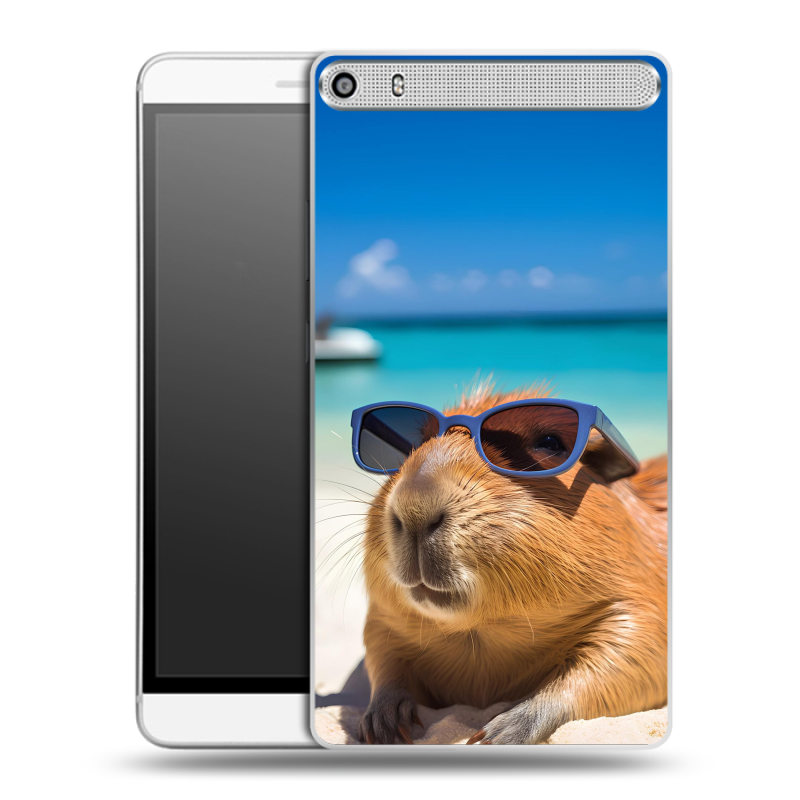 Пластиковый чехол на Lenovo Phab Plus с принтом Капибара Пластиковый чехол на Lenovo Phab Plus с принтом Капибара
