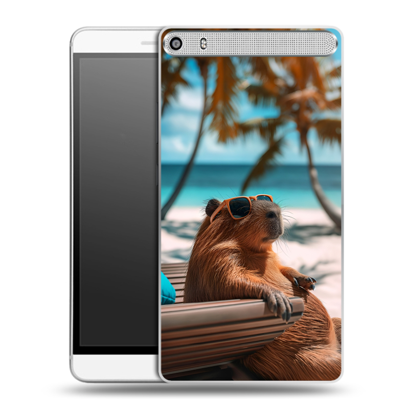 Пластиковый чехол на Lenovo Phab Plus с принтом Капибара Пластиковый чехол на Lenovo Phab Plus с принтом Капибара