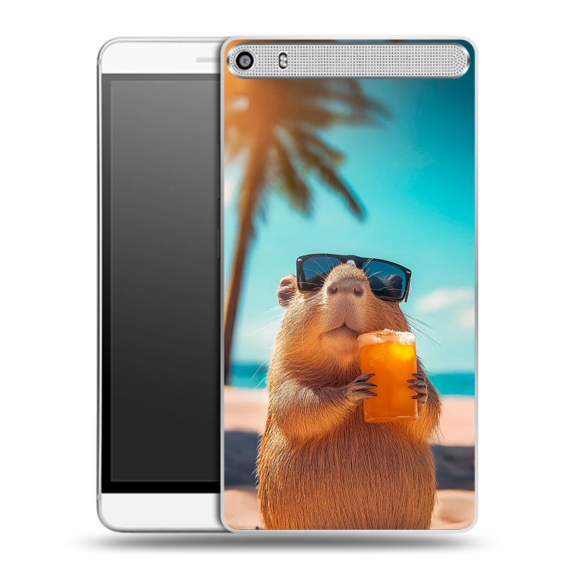 Пластиковый чехол на Lenovo Phab Plus с принтом Капибара Пластиковый чехол на Lenovo Phab Plus с принтом Капибара