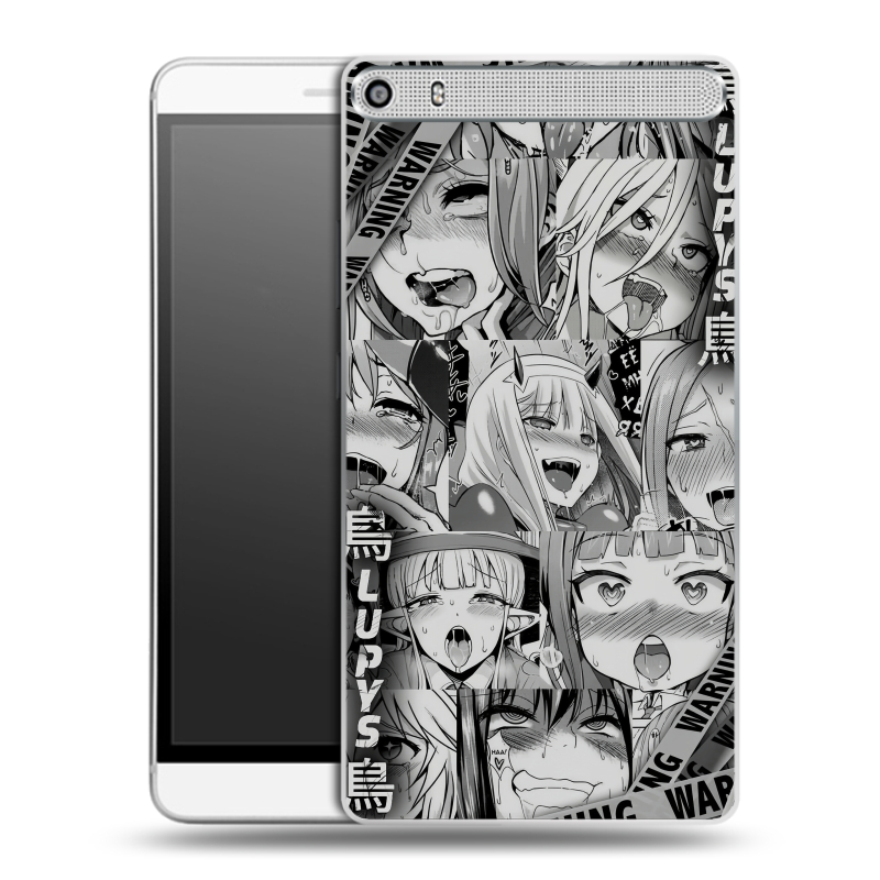 Пластиковый чехол на Lenovo Phab Plus с принтом Ahegao Ахегао Аниме Пластиковый чехол на Lenovo Phab Plus с принтом Ahegao Ахегао Аниме