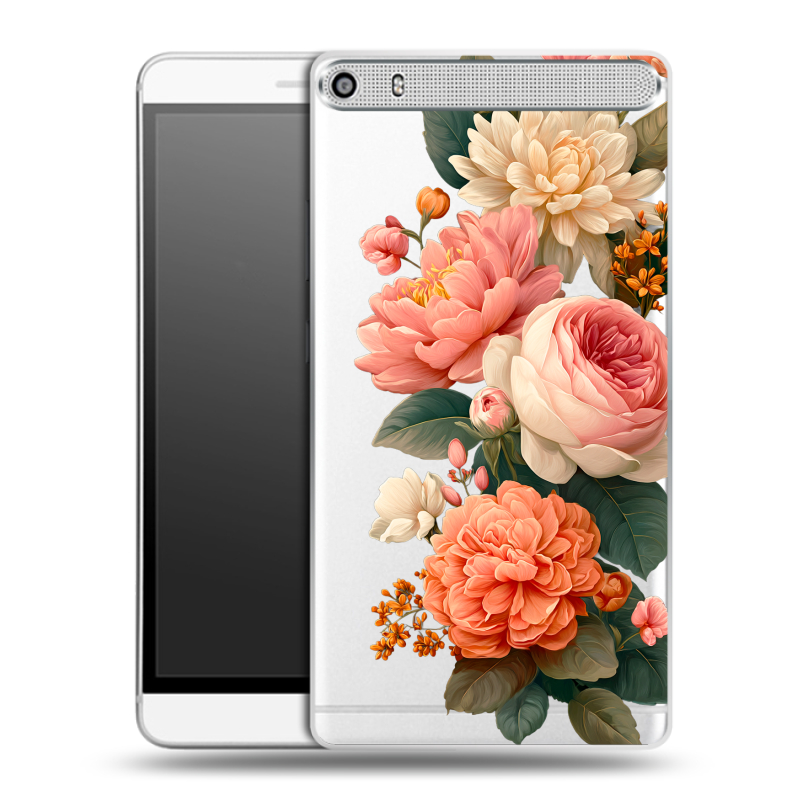Пластиковый чехол на Lenovo Phab Plus с принтом цветы Пластиковый чехол на Lenovo Phab Plus с принтом цветы