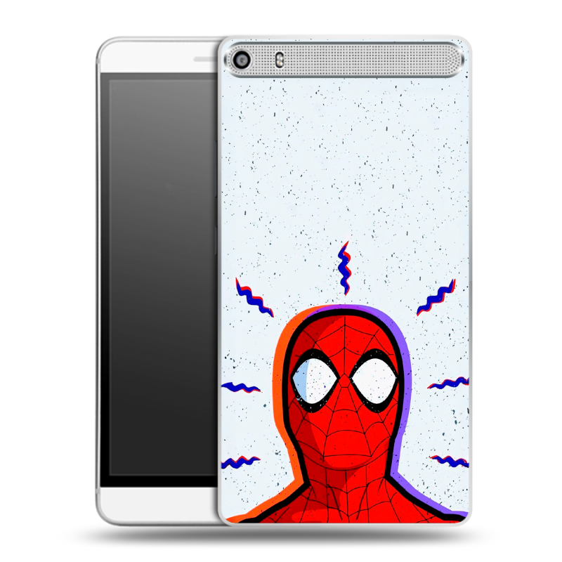 Пластиковый чехол на Lenovo Phab Plus с принтом Spiderman Человек паук Пластиковый чехол на Lenovo Phab Plus с принтом Spiderman Человек паук