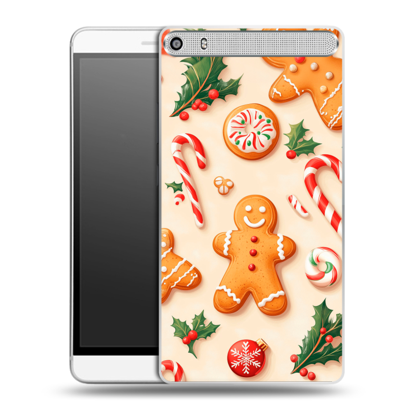 Пластиковый чехол на Lenovo Phab Plus с принтом Новый год Пластиковый чехол на Lenovo Phab Plus с принтом Новый год