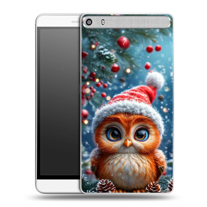 Пластиковый чехол на Lenovo Phab Plus с принтом Новый год Пластиковый чехол на Lenovo Phab Plus с принтом Новый год