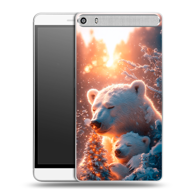 Пластиковый чехол на Lenovo Phab Plus с принтом Новый год Пластиковый чехол на Lenovo Phab Plus с принтом Новый год