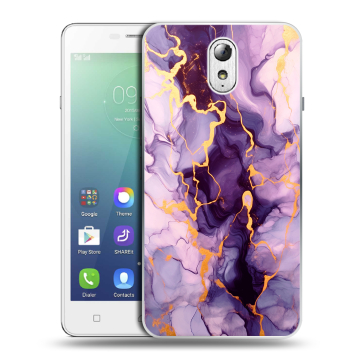 Силиконовый чехол на Lenovo Vibe P1m с принтом Мрамор Силиконовый чехол на Lenovo Vibe P1m с принтом Мрамор