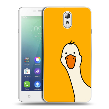 Силиконовый чехол на Lenovo Vibe P1m с принтом Утка