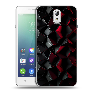 Силиконовый чехол на Lenovo Vibe P1m с принтом Абстракция