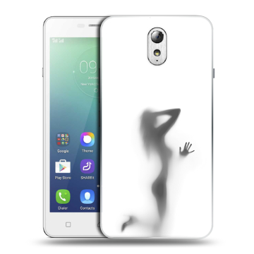 Силиконовый чехол на Lenovo Vibe P1m с принтом Силуэт