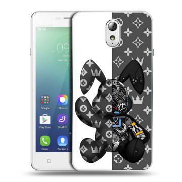 Силиконовый чехол на Lenovo Vibe P1m с принтом Луи робот Силиконовый чехол на Lenovo Vibe P1m с принтом Луи робот