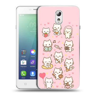 Силиконовый чехол на Lenovo Vibe P1m с принтом Hello Kitty Хелоу Кити Силиконовый чехол на Lenovo Vibe P1m с принтом Hello Kitty Хелоу Кити