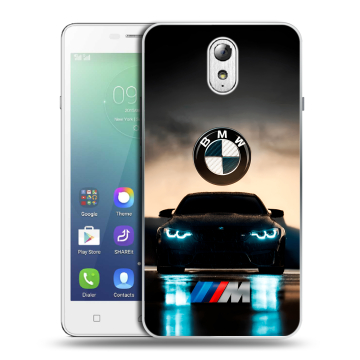 Силиконовый чехол на Lenovo Vibe P1m с принтом БМВ BMW
