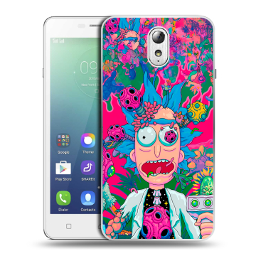 Силиконовый чехол на Lenovo Vibe P1m с принтом Рик и Морти Rick Morty Силиконовый чехол на Lenovo Vibe P1m с принтом Рик и Морти Rick Morty