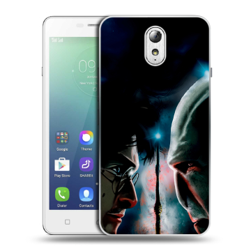 Силиконовый чехол на Lenovo Vibe P1m с принтом Гарри Поттер Harry Potter