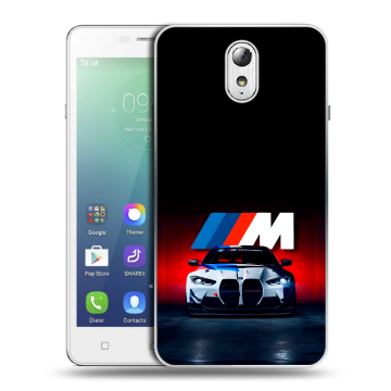 Силиконовый чехол на Lenovo Vibe P1m с принтом БМВ BMW