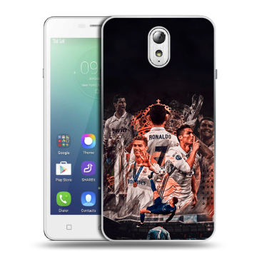 Силиконовый чехол на Lenovo Vibe P1m с принтом Реал Роналдо Real Ronaldo