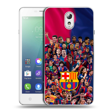 Силиконовый чехол на Lenovo Vibe P1m с принтом Барселона Barcelona