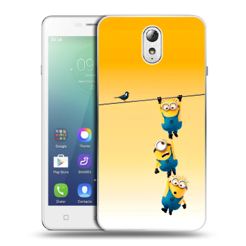 Силиконовый чехол на Lenovo Vibe P1m с принтом Миньоны Силиконовый чехол на Lenovo Vibe P1m с принтом Миньоны