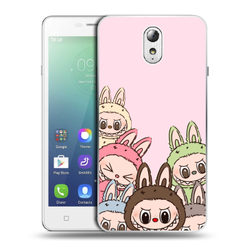 Силиконовый чехол на Lenovo Vibe P1m с принтом Лабубу