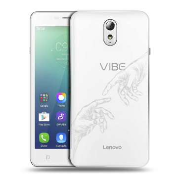 Силиконовый чехол на Lenovo Vibe P1m с принтом Сотворение мира