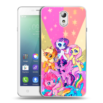 Силиконовый чехол на Lenovo Vibe P1m с принтом My little pony Дружба чудо